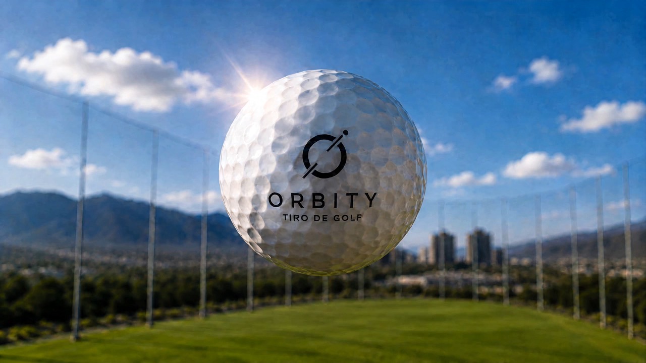 Orbity sobre el campo de práctica